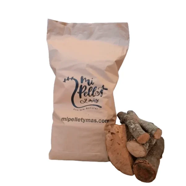 Sacos de lena de encina 10kg Aprox