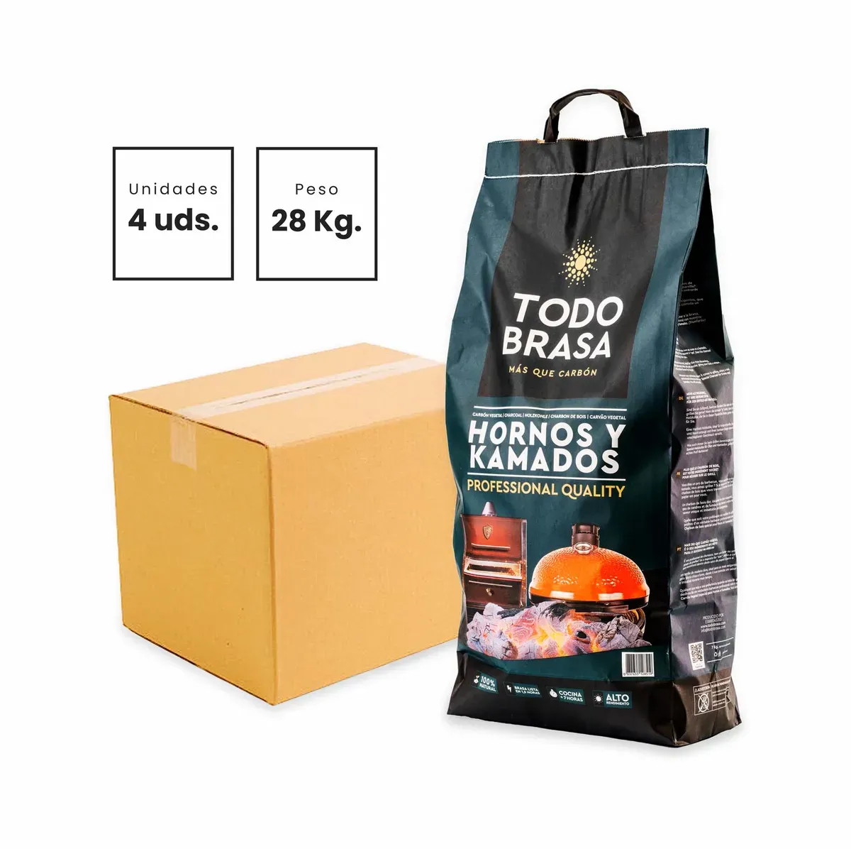 carbon para kamados y hornos Carbon para kamados y hornos - Imagen 1