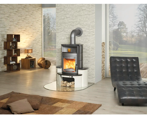 Kit de chimenea Hark Avenso GT ECOplus cerámica blanco negro 6 kW-2 Kit de chimenea Hark Avenso GT ECO plus cerámica 6 kW - Imagen 3