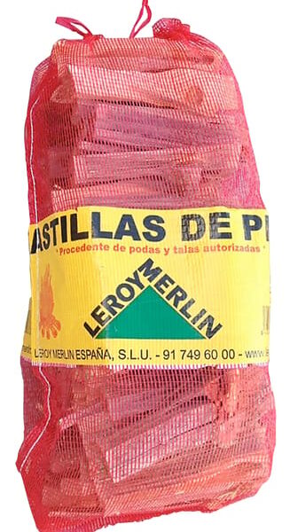 Saco de astillas de pino para encendido RICOSAN de 5 kg