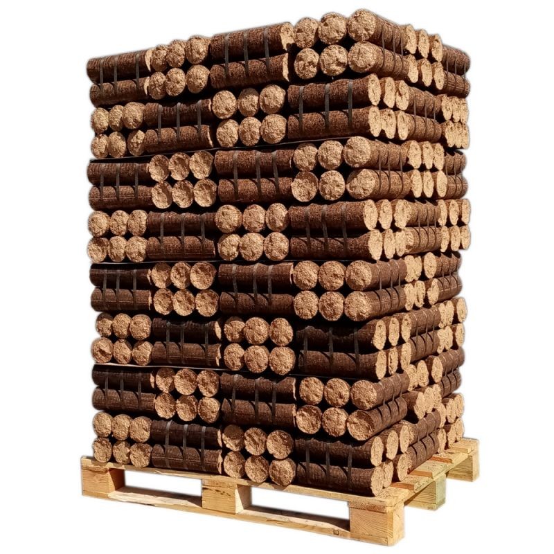 Tronco comprimido – madera dura + madera blanda – palet de 960 kg Tronco comprimido – madera dura + madera blanda – palet de 960 kg - Imagen 1